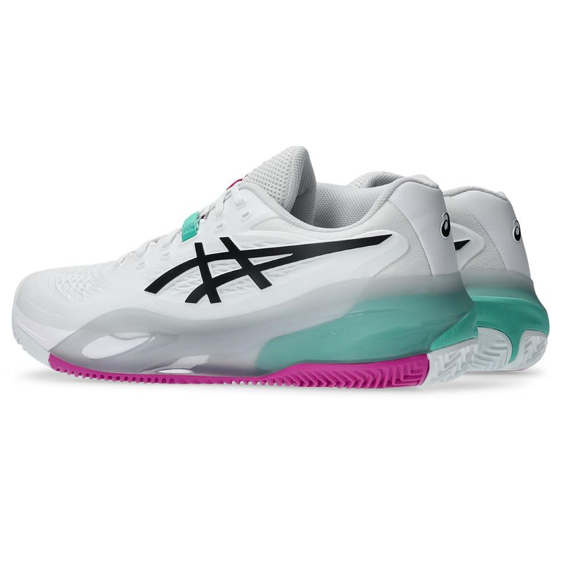 Zapatillas ASICS Gel-Resolution Clay White/Aurora Green Hombre - 4