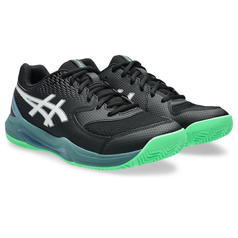 Zapatilla ASICS GEL-Dedicate 8 Padel Black/Vital Green  Hombre - 3