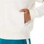 Polera ASICS Heritage Track Jacket Cream Unisex - 5