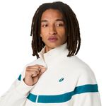 Polera ASICS Heritage Track Jacket Cream Unisex - 3