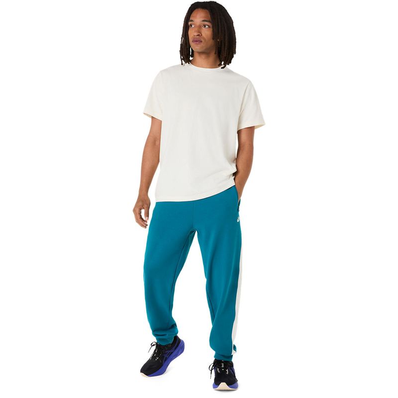 Pantal&oacute;n ASICS Heritage Track Pant Dark Teal Unisex - 5