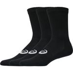 Medias ASICS 3 Pack Crew Sock Performance Black Unisex - 1