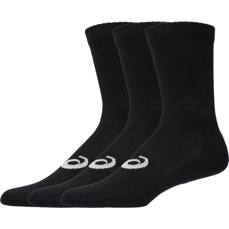 Medias ASICS 3 Pack Crew Sock Performance Black Unisex - 1