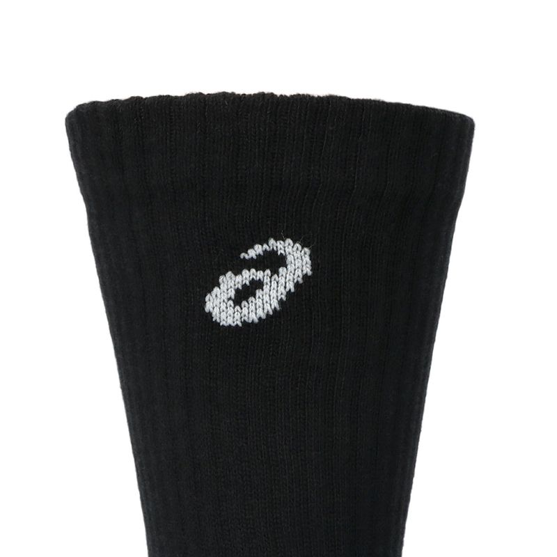 Medias ASICS 3 Pack Crew Sock Performance Black Unisex - 2