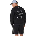 Polera ASICS Track Club Heritage Crew-Neck Top C Performance Black Unisex - 2