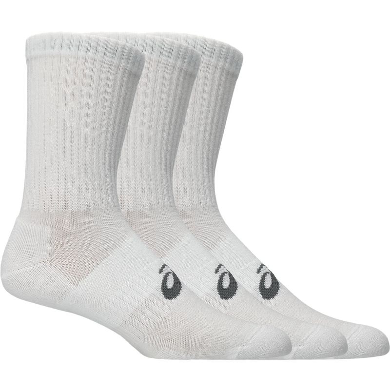 Medias ASICS 3 Pack Crew Sock Brilliant White Unisex - 0