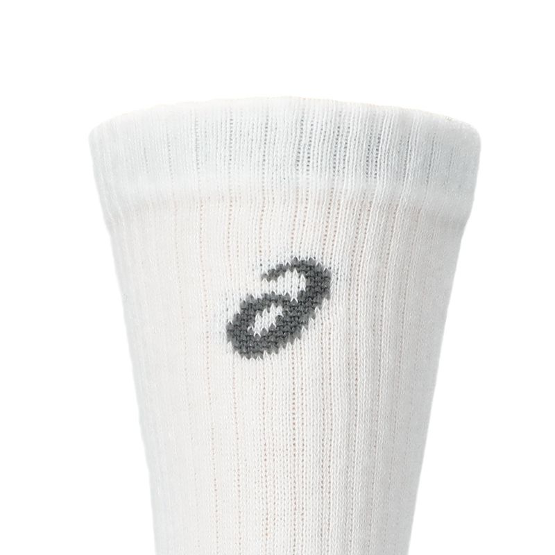 Medias ASICS 3 Pack Crew Sock Brilliant White Unisex - 2