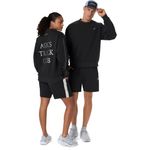 Polera ASICS Track Club Heritage Crew-Neck Top C Performance Black Unisex - 6