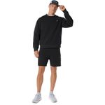 Polera ASICS Track Club Heritage Crew-Neck Top C Performance Black Unisex - 8