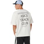 Polo ASICS Track Club Heritage Relaxed Tee C Cream Unisex - 2