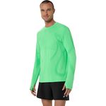 Polo ASICS Road Seamless LS Top C Vital Green/Illuminate Green Hombre - 1