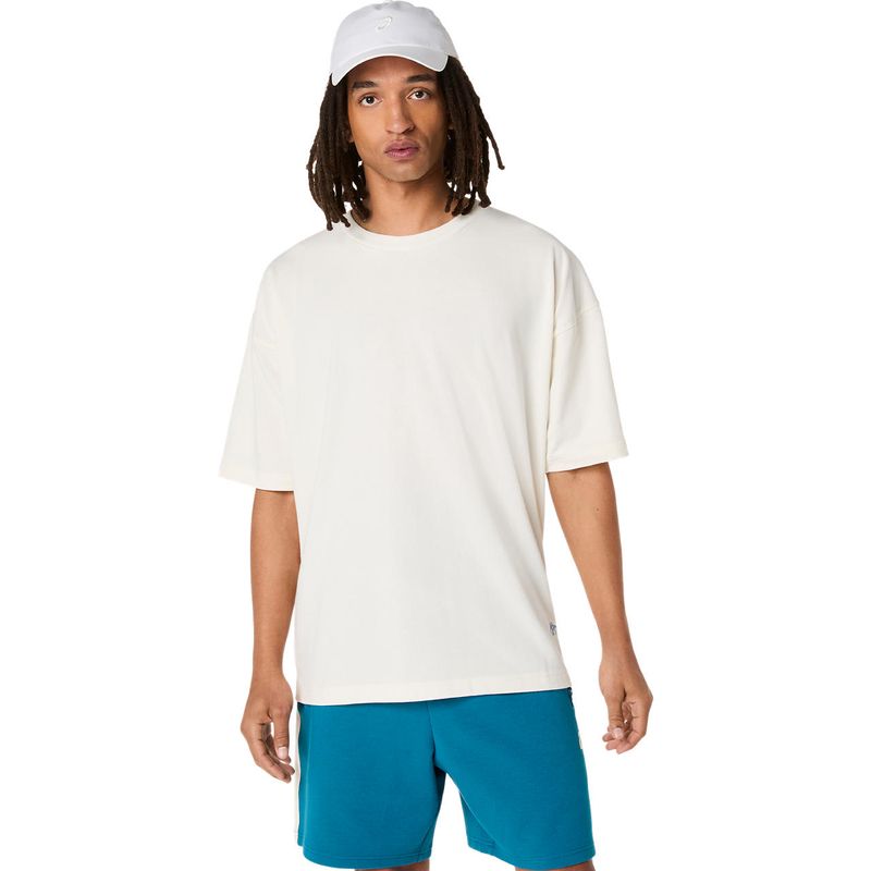 Polo ASICS Heritage Heavy Cotton Run City Tee Cream/Tokyo Unisex - 0