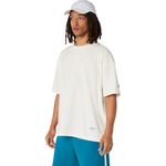 Polo ASICS Heritage Heavy Cotton Run City Tee Cream/Tokyo Unisex - 1