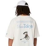 Polo ASICS Heritage Heavy Cotton Run City Tee Cream/Tokyo Unisex - 5