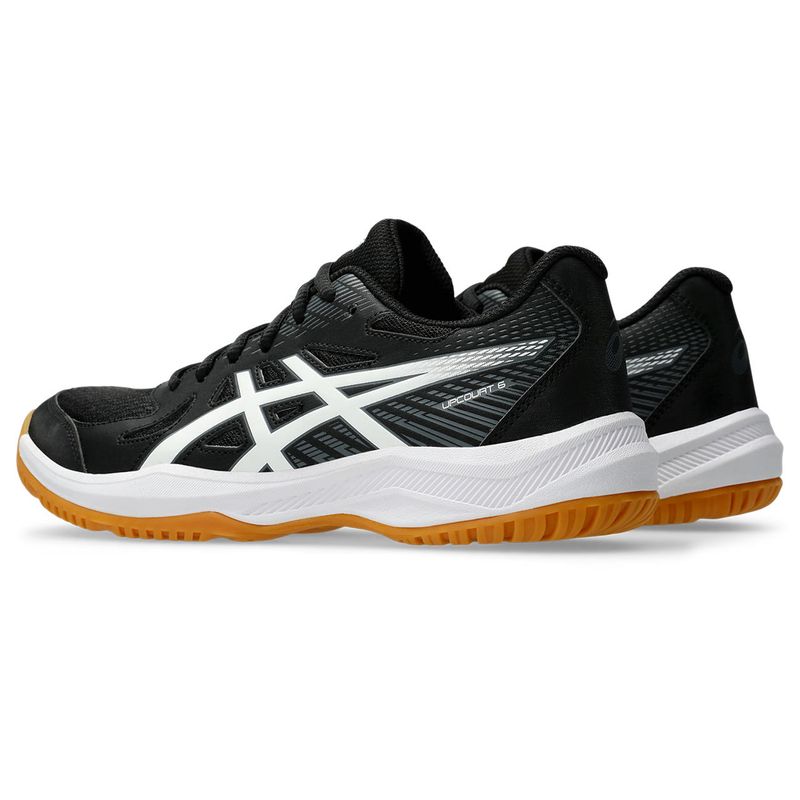 Zapatillas ASICS Upcourt 6 Black/White Mujer - 4