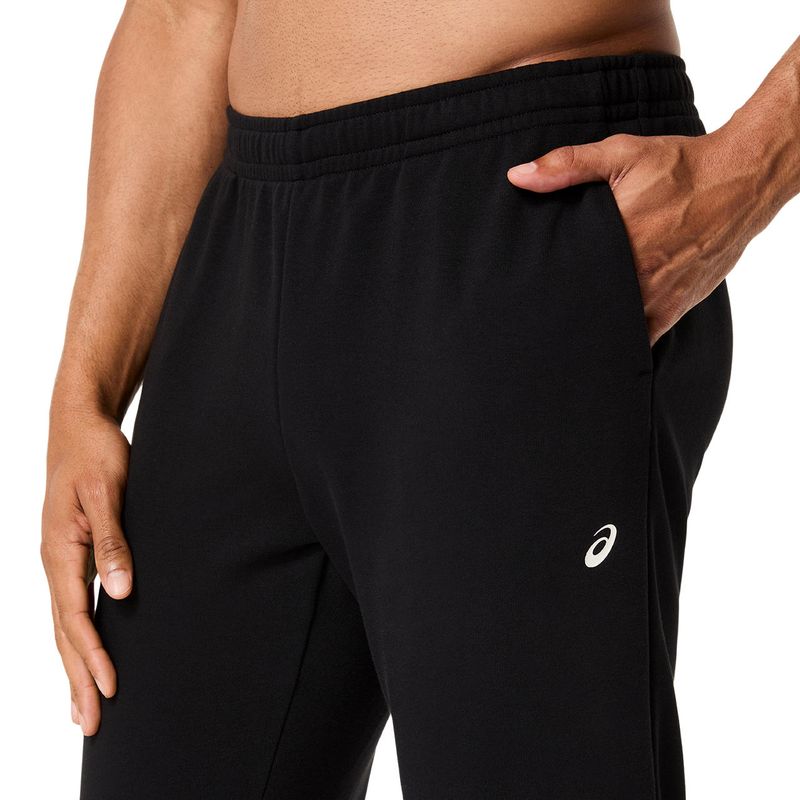 Pantal&oacute;n Buzo ASICS French Terry Pant Performance Black Hombre - 3