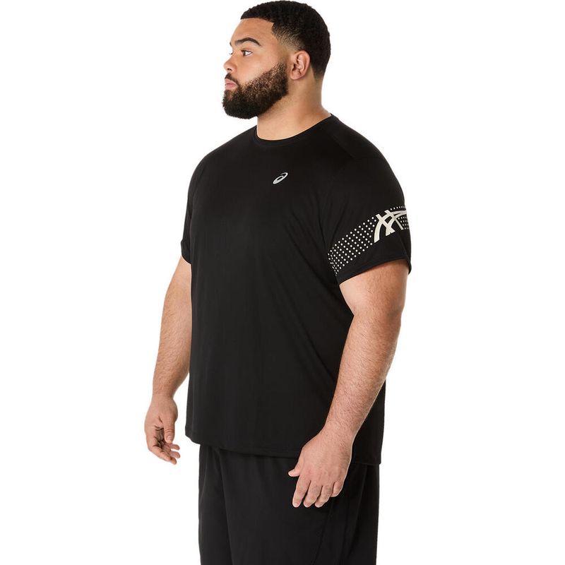 Polo ASICS Icon Ss Top Performance Black Hombre - 3