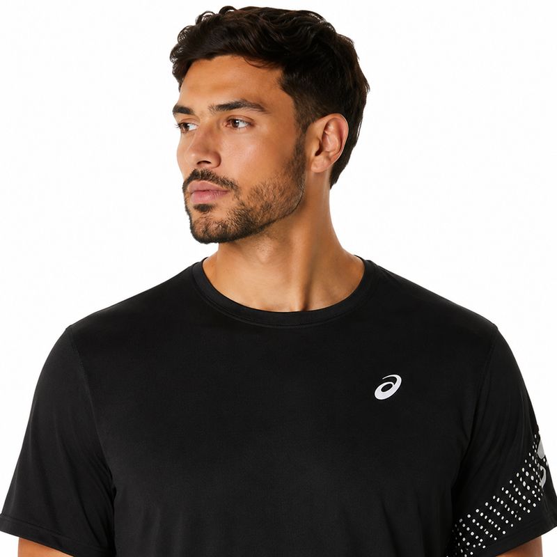 Polo ASICS Icon Ss Top Performance Black Hombre - 6