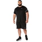 Polo ASICS Icon Ss Top Performance Black Hombre - 7