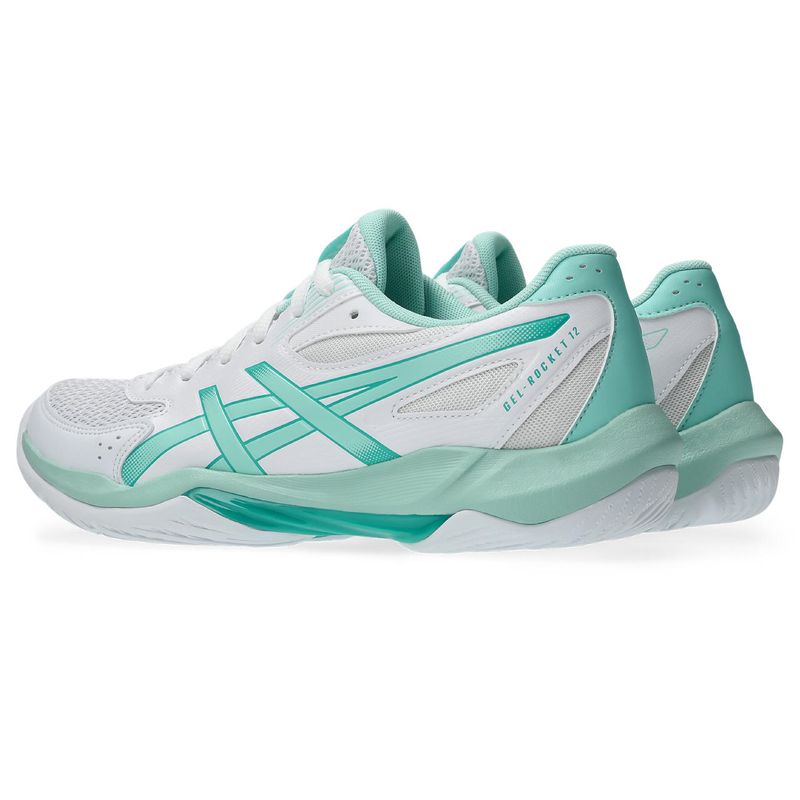 Zapatillas ASICS GEL-Rocket 12 White/Fresh Ice Mujer - 4