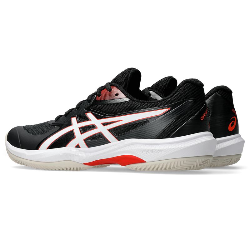 Zapatillas Asics Game Ff Black/Cherry Tomato Hombre - 4