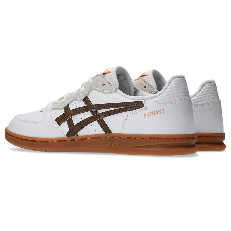 Zapatillas ASICS Skyhand Og White/Mahogany Unisex - 4