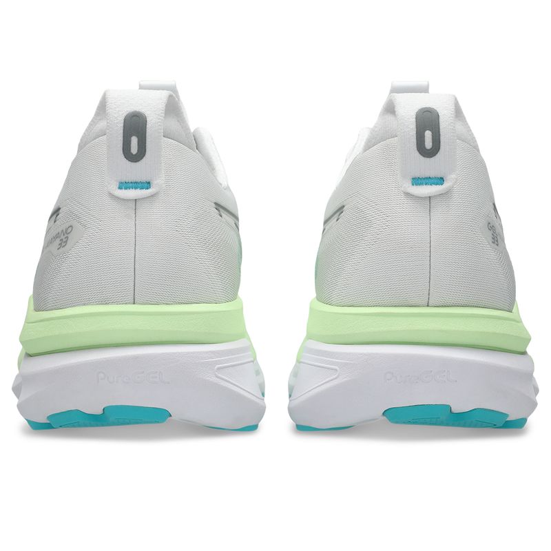 Zapatillas Asics GEL-Kayano 33 White/Energy Aqua Hombre - 5