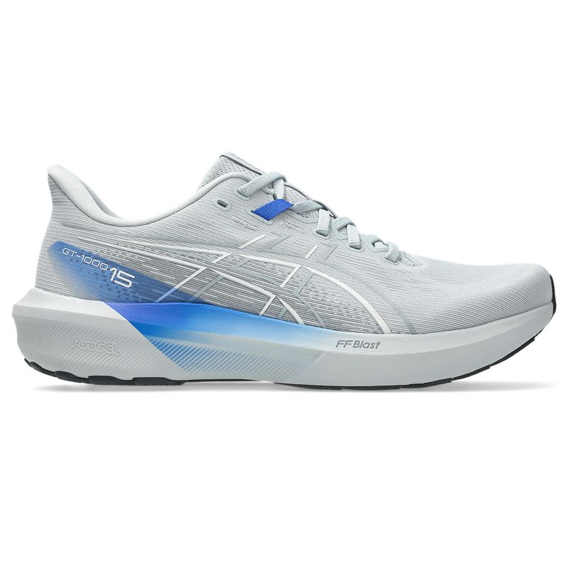 Zapatillas Asics Gt-1000 15 Piedmont Grey/Neon Blue Hombre - 0