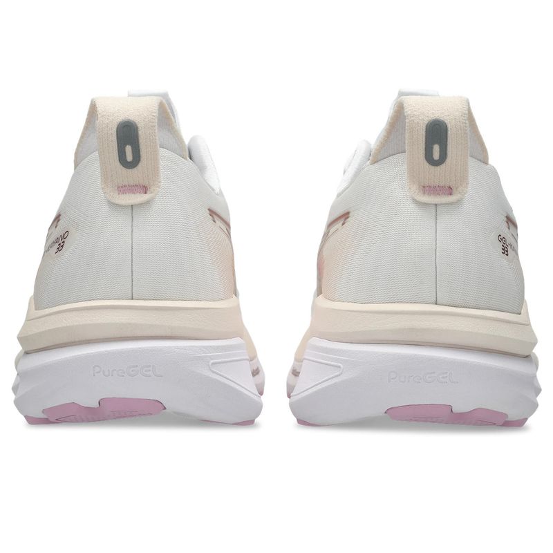 Zapatillas Asics GEL-Kayano 33 White/Hazy Lilac Mujer - 3
