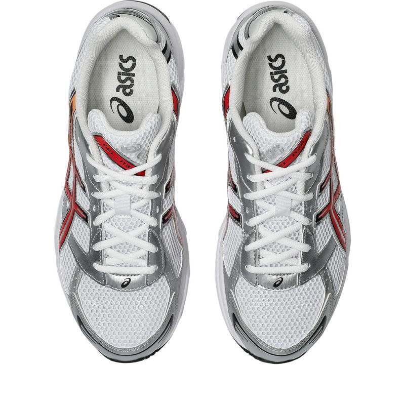 Zapatilla ASICS GEL-1130 White/Red Snapper  Unisex - 2
