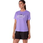 Polo ASICS Fujitrail Logo SS Top Purple Mujer - 1