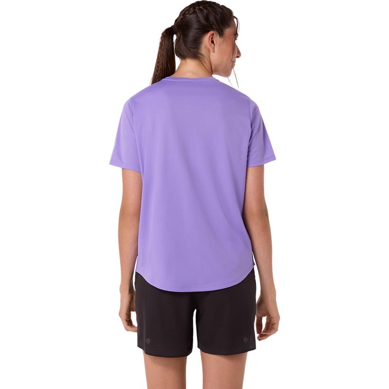 Polo ASICS Fujitrail Logo SS Top Purple Mujer - 2