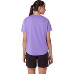 Polo ASICS Fujitrail Logo SS Top Purple Mujer - 2
