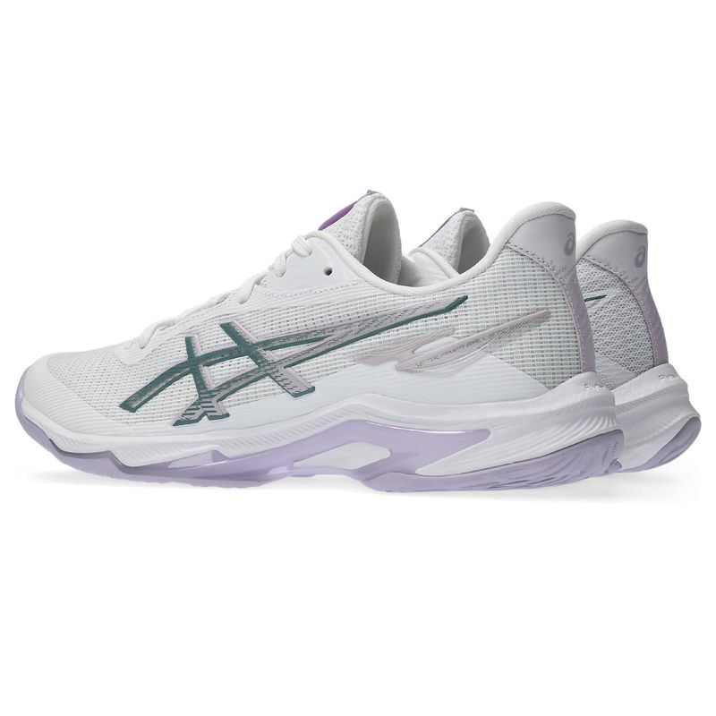 Zapatillas Asics Netburner Ballistic Ff 4 White/Dahlia Mujer - 4