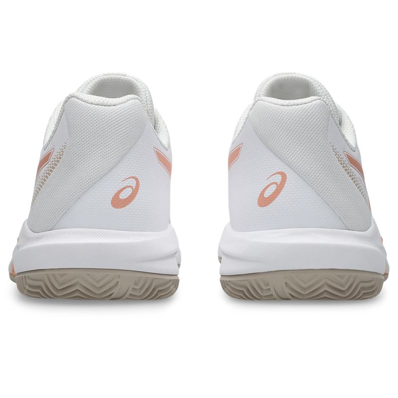 Zapatillas Asics GEL-Dedicate 9 Clay White/Cantaloupe Mujer - 3