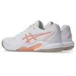 Zapatillas Asics GEL-Dedicate 9 Clay White/Cantaloupe Mujer - 4