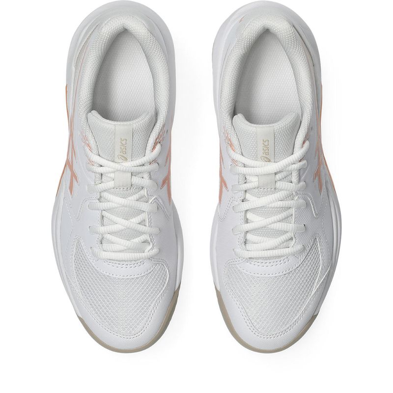 Zapatillas Asics GEL-Dedicate 9 Clay White/Cantaloupe Mujer - 5