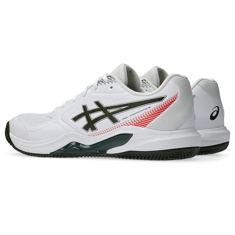 Zapatillas Asics GEL-Dedicate 9 Clay White/Vintage Khaki Hombre - 4