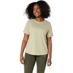 Polo ASICS Silver SS Top Khaki Mujer - 0