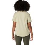Polo ASICS Silver SS Top Khaki Mujer - 1
