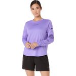 Polo ASICS Fujitrail Logo LS Top Purple Mujer - 0