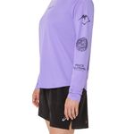 Polo ASICS Fujitrail Logo LS Top Purple Mujer - 5