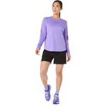 Polo ASICS Fujitrail Logo LS Top Purple Mujer - 6