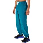 Pantal&oacute;n ASICS Heritage Double Weave Pant Green/Blue Unisex - 1