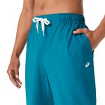 Pantal&oacute;n ASICS Heritage Double Weave Pant Green/Blue Unisex - 4