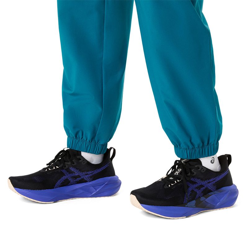 Pantal&oacute;n ASICS Heritage Double Weave Pant Green/Blue Unisex - 6