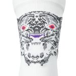 Medias ASICS Performance Run Sock Crew Brilliant White/Flash Red/Edo Purple Unisex - 2