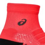 Medias ASICS Performance Run Sock Quarter Flash Red Unisex - 2