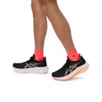 Medias ASICS Performance Run Sock Quarter Flash Red Unisex - 6