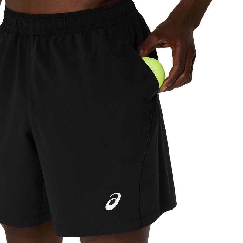 Short ASICS Court 7In Short Performance Black Hombre - 4
